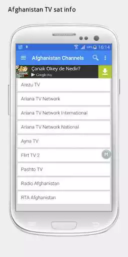 Play Afghanistan TV sat info