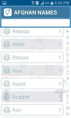 Play Afghan Names