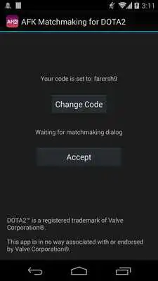 Play AFK Matchmaking: DOTA2 (Free) Play AFK Matchmaking: DOTA2 (Free)