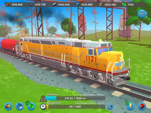 AFK Train Driver Sim online game with UptoPlay