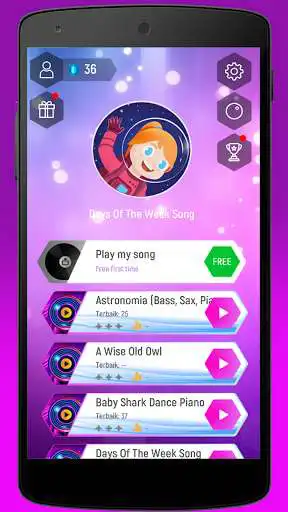 Play A For Adley Magic Tiles Hop Games  and enjoy A For Adley Magic Tiles Hop Games with UptoPlay