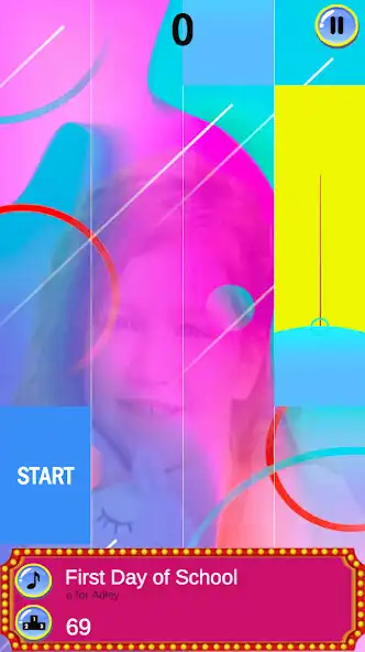 Play a for Adley Music Tiles Game as an online game a for Adley Music Tiles Game with UptoPlay