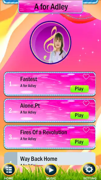 Play A for Adley Piano Tap Tiles  and enjoy A for Adley Piano Tap Tiles with UptoPlay