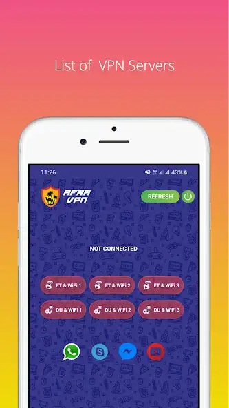 Play Afra VPN - Fast and Safe as an online game Afra VPN - Fast and Safe with UptoPlay