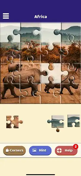 Play Africa Love Puzzle as an online game Africa Love Puzzle with UptoPlay