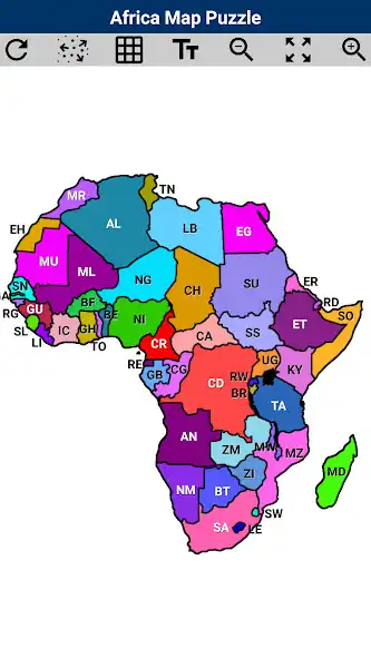 Play Africa Map Puzzle  and enjoy Africa Map Puzzle with UptoPlay
