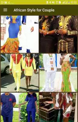 Play African Couple Fashion Style