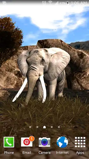 Play African Elephant 3d Lwp Lite  and enjoy African Elephant 3d Lwp Lite with UptoPlay