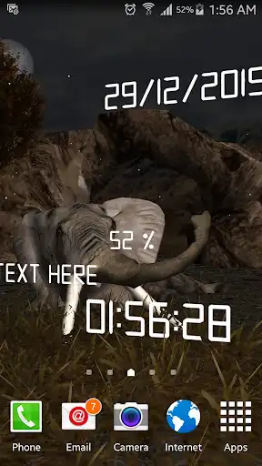 Play African Elephant 3d Lwp Lite as an online game African Elephant 3d Lwp Lite with UptoPlay