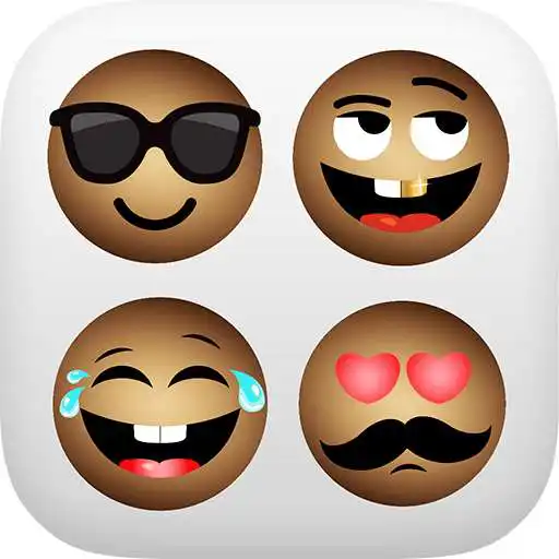 Free play online African Emoji Keyboard 2018 - Cute Emoticon  APK