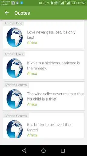 Play African Hot Quotes as an online game African Hot Quotes with UptoPlay