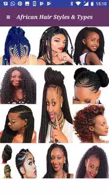 Play African Ladies Hair Styles  Types