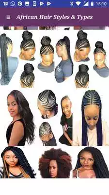 Play African Ladies Hair Styles  Types