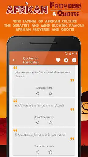Play African Provebs & Quotes  and enjoy African Provebs & Quotes with UptoPlay