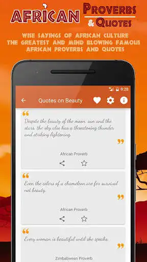 Play African Provebs & Quotes  and enjoy African Provebs & Quotes with UptoPlay