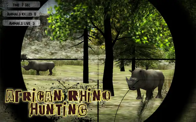 Play African Rhino Hunting