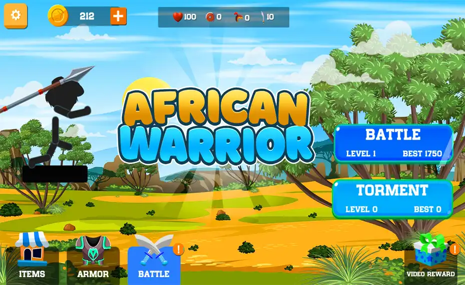 Play African Warrior  and enjoy African Warrior with UptoPlay