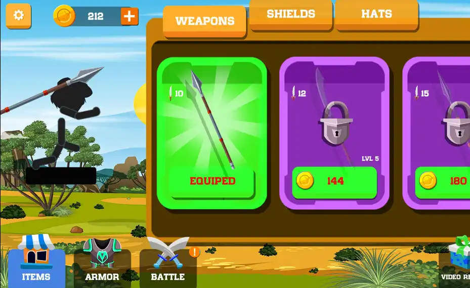 Play African Warrior as an online game African Warrior with UptoPlay