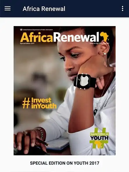 Play Africa Renewal Magazine as an online game Africa Renewal Magazine with UptoPlay