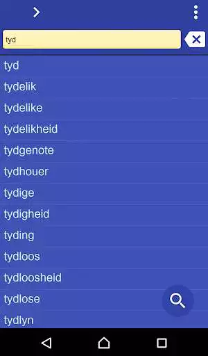 Play Afrikaans-Spanish Dictionary