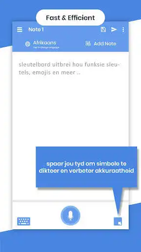 Play Afrikaans Voicepad - Speech to Text  and enjoy Afrikaans Voicepad - Speech to Text with UptoPlay