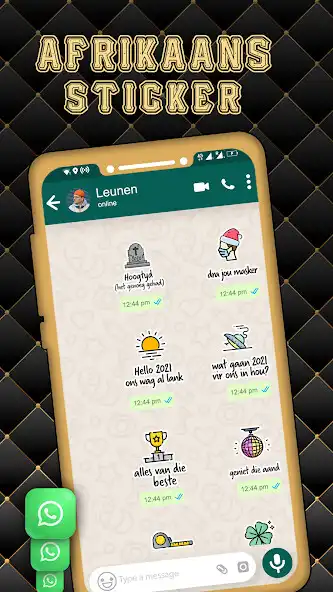 Play Afrikaans WAStickerApps as an online game Afrikaans WAStickerApps with UptoPlay