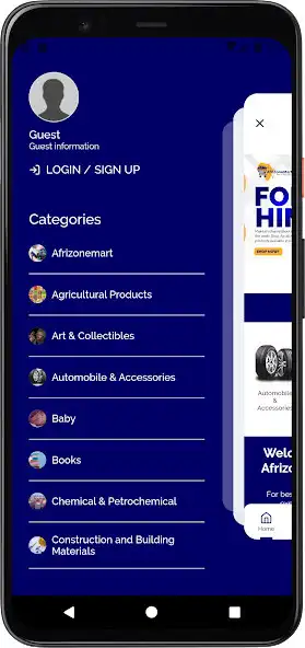 Play AfrizoneMart.com - eCommerce as an online game AfrizoneMart.com - eCommerce with UptoPlay
