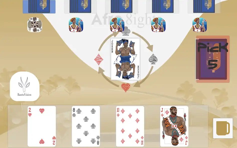 Play AfroEights as an online game AfroEights with UptoPlay