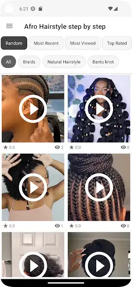 Play Afro Hairstyle tutorial as an online game Afro Hairstyle tutorial with UptoPlay