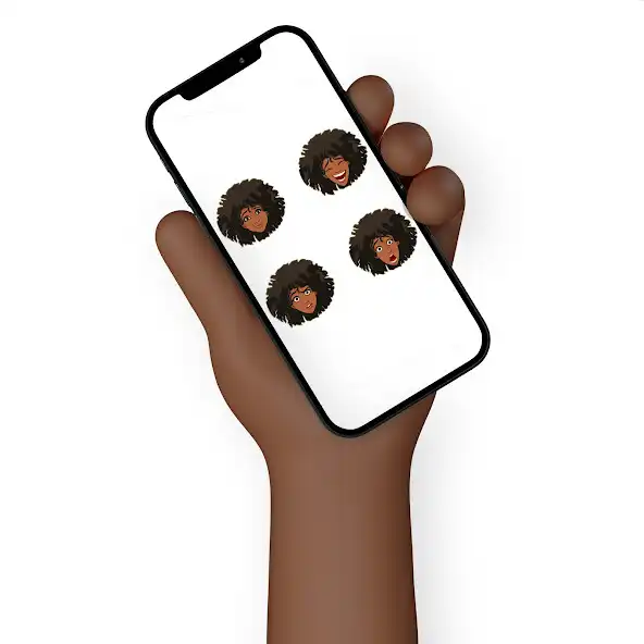 Play AFROMOJI: Black Emoji Stickers as an online game AFROMOJI: Black Emoji Stickers with UptoPlay