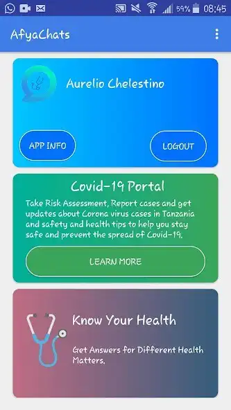 Play AfyaChats as an online game AfyaChats with UptoPlay