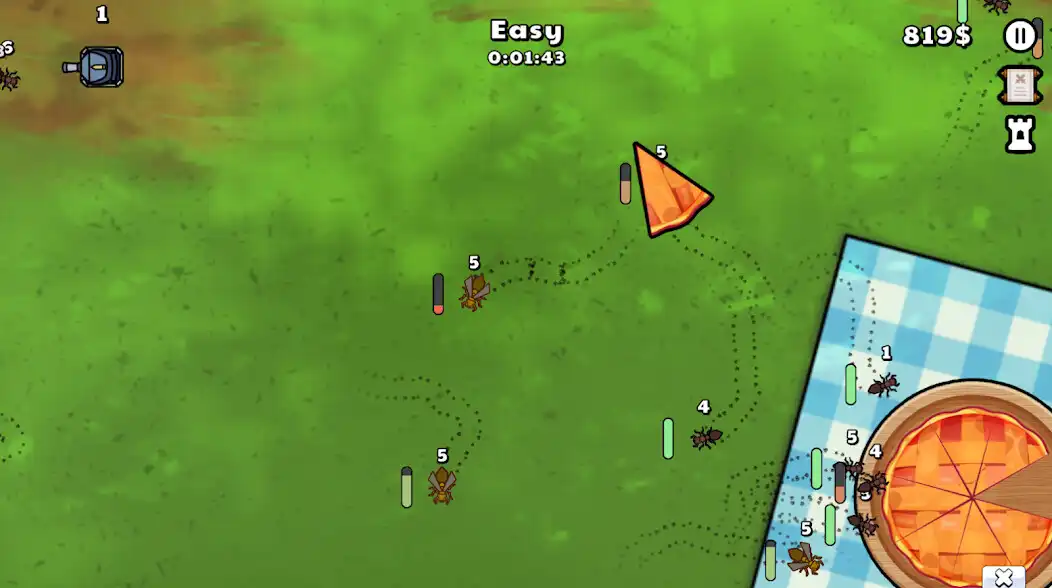 Play Against the Ants as an online game Against the Ants with UptoPlay