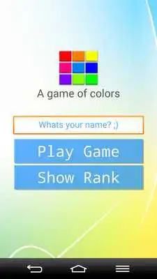 Play A Game of Colors