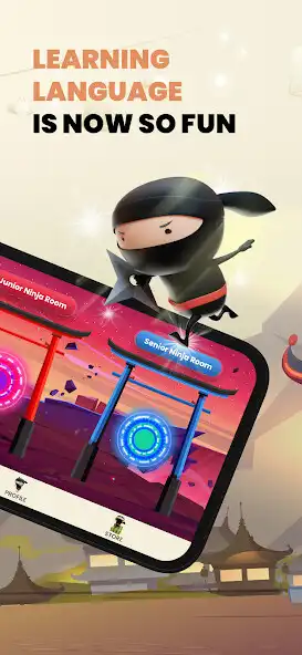 Play AGA Ninja: Learn new languages as an online game AGA Ninja: Learn new languages with UptoPlay