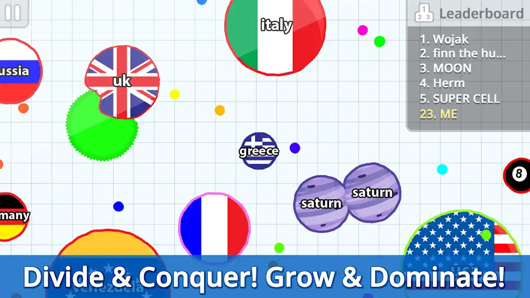 Play Agar.io as an online game Agar.io with UptoPlay