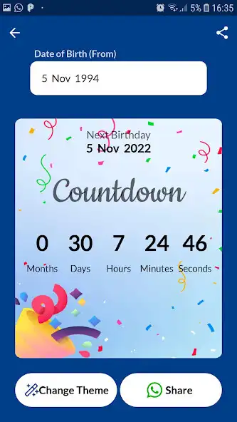 Play Age Calculator Birthday Remind as an online game Age Calculator Birthday Remind with UptoPlay
