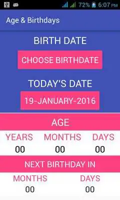 Play Age Calculator Bithdays Play Age Calculator Bithdays