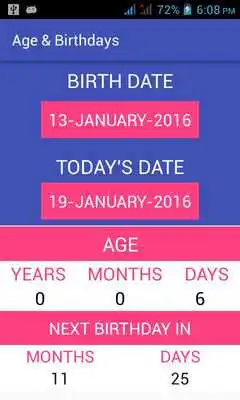 Play Age Calculator Bithdays Play Age Calculator Bithdays