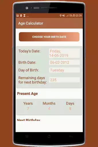 Play Age Calculator by Date of Birth  Time  and enjoy Age Calculator by Date of Birth  Time with UptoPlay