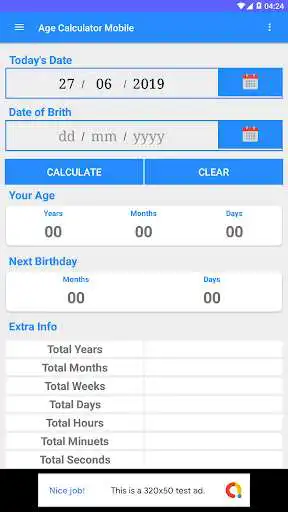 Play Age Calculator Mobile (Free)  and enjoy Age Calculator Mobile (Free) with UptoPlay
