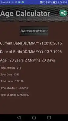Play Age Calculator-(Tools)