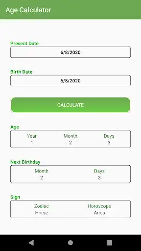 Play Age Calculator with Horoscope & Zodiac Sign  and enjoy Age Calculator with Horoscope & Zodiac Sign with UptoPlay