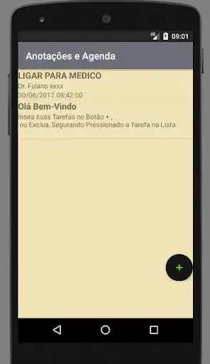 Play Agenda - Bloco de Notas