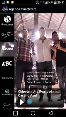Play Agenda Cuartetera Oficial App