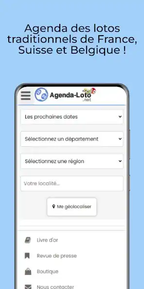 Play Agenda des lotos  and enjoy Agenda des lotos with UptoPlay