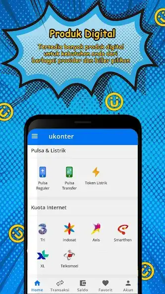 Play Agen Pulsa  Kuota - uKonter  and enjoy Agen Pulsa  Kuota - uKonter with UptoPlay