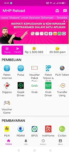 Play Agen Pulsa  Paket Data - MHP  and enjoy Agen Pulsa  Paket Data - MHP with UptoPlay