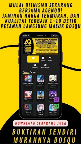 Play AgenQu: Pulsa  Top Up Game  and enjoy AgenQu: Pulsa  Top Up Game with UptoPlay