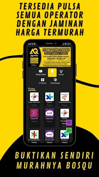 Play AgenQu: Pulsa  Top Up Game as an online game AgenQu: Pulsa  Top Up Game with UptoPlay