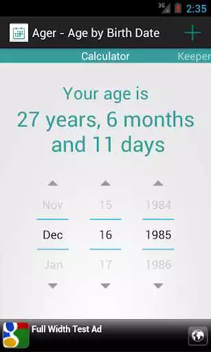 Play Ager - Age by Birth Date  and enjoy Ager - Age by Birth Date with UptoPlay